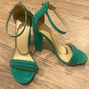 Green heels